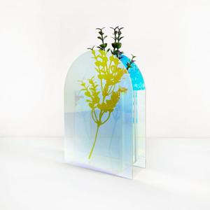 꽃병 홀로그램 아크릴 화병 M