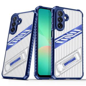 갤럭시버디4 A16 풀커버 범퍼 킥스탠드 반투명 슬림젤하드케이스