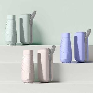 캡슐우산 자외선차단 초경량 암막 우양산 양산 휴대용