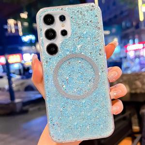 갤럭시노트10플러스 맥세이프 럭셔리 글리터 펄 심플 젤리케이스