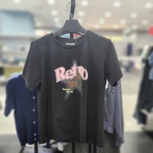 [리트머스](여성) 레트로 캣 슬림핏 반팔티LP2TF271