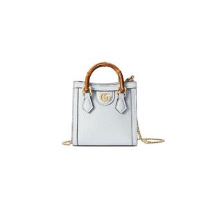 구찌 다이애나 슈퍼 미니백 라이트 블루 레더 760251-DJ20K-4910