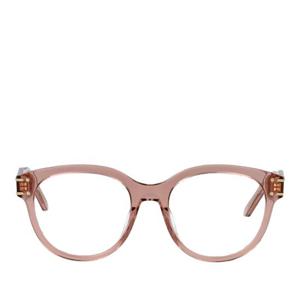 디올 투명 핑크 프레임 라운드 안경테 CD50114I 4000 53