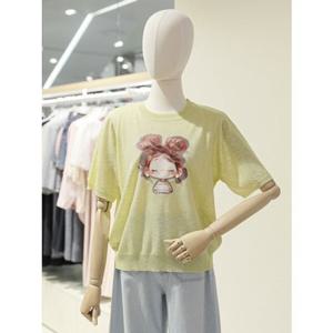 SOUP 숲 캐릭터 반팔 니트 (SB5SKC2)