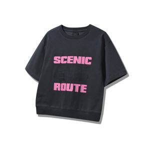 [JEEPKIDS(지프키즈)] 여아 7부 가먼트셋업 티셔츠 KQ2TSF021DG