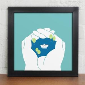 아트박스/꾸밈 iy098-두 손 고이 모아