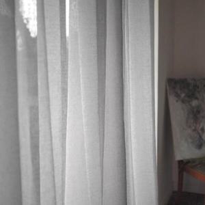 아트박스/메종드룸룸 소프트 그레이 리넨 속지커튼