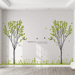 아트박스/꾸밈 ci358-반짝이는봄날의나무숲_그래픽스티커