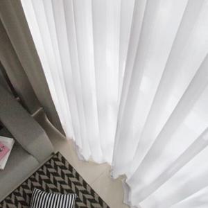 아트박스/메종드룸룸 밀키 쉬폰 속지커튼