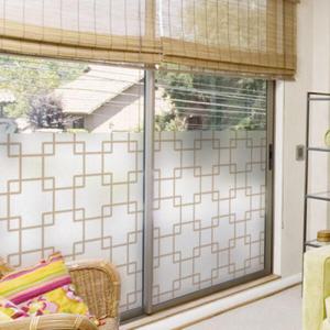 아트박스/꾸밈 ck197_m-무점착유리시트_사각전통패턴_글라스시트