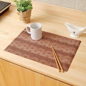 아트박스/와인앤쿡 브라운 스퀘어 식탁매트 4p(1세트)