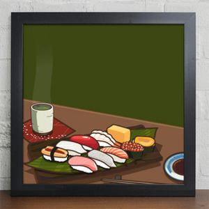 아트박스/꾸밈 iv005-일식_회_초밥_인테리어액자