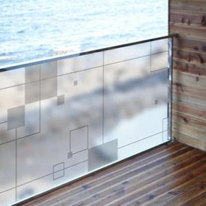 아트박스/꾸밈 cm553_m-무점착유리시트_모던사각패턴_글라스시트