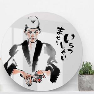 아트박스/꾸밈 ie063-원형아크릴액자_일식요리사