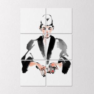 아트박스/꾸밈 if351-멀티액자_초밥만드는일식요리사