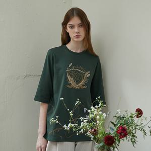 [마르조][1종]자수아트 티블라우스_QBSFB007