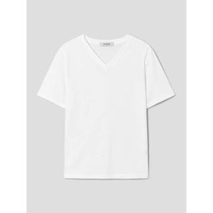 (355642LY21) [에잇세컨즈] 코튼 베이직 브이넥 반소매 티셔츠  화이트