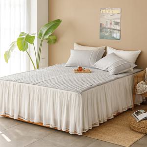 아이닉스 스칼렛 뱀부 시어서커 대나무 시원한 여름 침대패드 Q