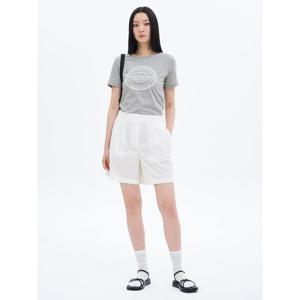 (325725LY11) [에잇세컨즈] 투턱 5부 쇼츠  화이트