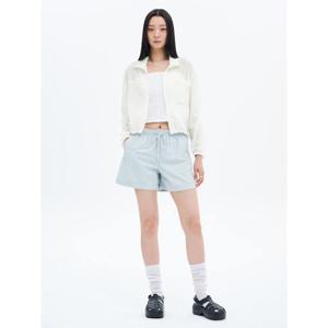 (355725LY1Q) [에잇세컨즈] 코튼 스트링 밴딩 쇼츠  스카이 블루