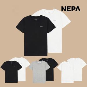 네파 공용 1 + 1 반팔 라운드 티셔츠 패키지 기본티 면티 7LG5361