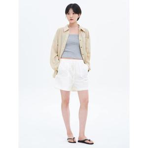 (355725LY21) [에잇세컨즈] 나일론 밴딩 쇼츠  화이트