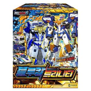 에프비존 변신로봇 메탈카드봇s 블루캅 트리니티Z 3단 합체 (849442)