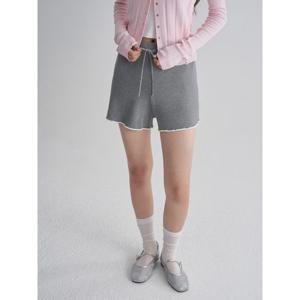 (165725LYZ2) [에잇세컨즈] 니트 쇼츠  라이트 그레이