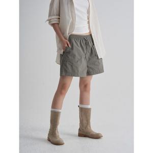 (355725LY2H) [에잇세컨즈] 나일론 밴딩 쇼츠  카키