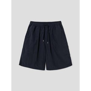 (265725BY1R) [에잇세컨즈] 나일론 5부 와이드 쇼츠  네이비