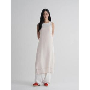 (115771AY3A) [에잇세컨즈] 쉬어 레이어드 롱 원피스  베이지