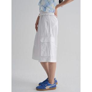 (355725LY31) [에잇세컨즈] 카고 버뮤다 팬츠  화이트