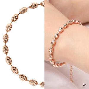 14KGP 로즈골드 일립스L 컷팅 볼 패션 팔찌