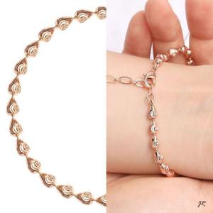 14KGP 로즈골드 데일리 티어 볼 패션 팔찌