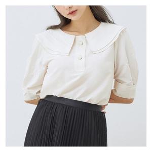 [클라비스]빅카라 블라우스 (CVBWC2402M-T)