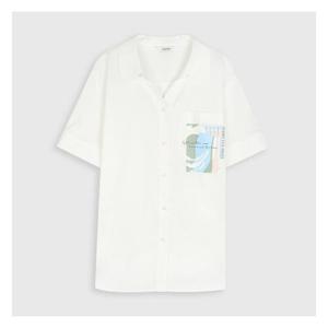 [클라비스]포켓 프린트 셔츠 (CVYWC2504M-T)