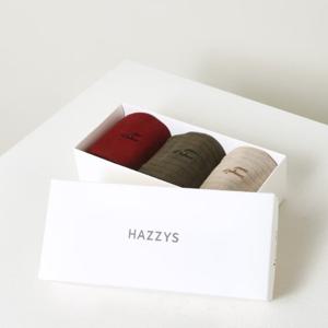 헤지스  25FW  남성 장목 골지 3종 세트 HZSS5F803MU