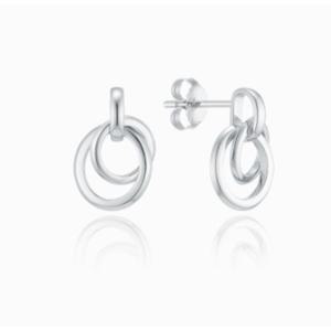 [로이드] [실버 925] 드롭 더블링 스터드 귀걸이 LLES25207S