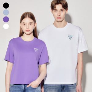 [게스(진)]남여공용 세미오버 미디움삼각 반팔티셔츠 NP2K9402