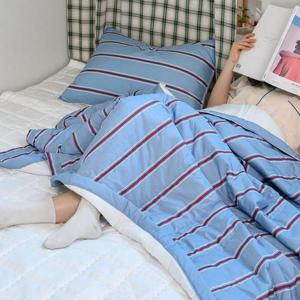 해피니 이불 레트로 M2 듀라론 냉감 차렵이불 퀸 Q (블루)