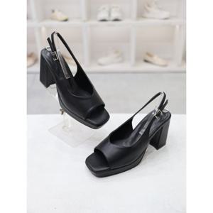 [코디엘루]제리 토오픈 캐주얼 슬링백 힐 샌들 9cm CDMD500319_G