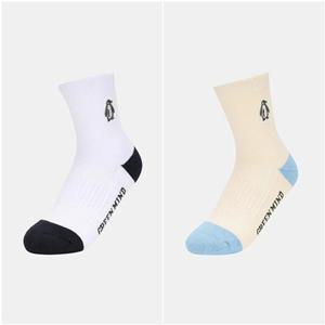 [네파] [7LC8308C01] 여성 흡습 속건 충격 흡수 쿠션 그린마인드 블록 중목 양말