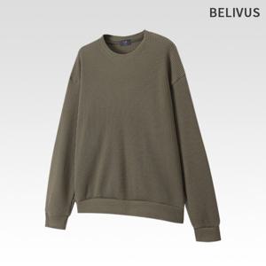 [빌리버스]남자 맨투맨 링클프리 와플 무지 긴팔 티셔츠 470VCM