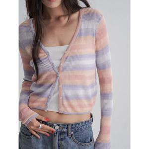 (35585ALY1X) [에잇세컨즈] 그라데이션 카디건  핑크