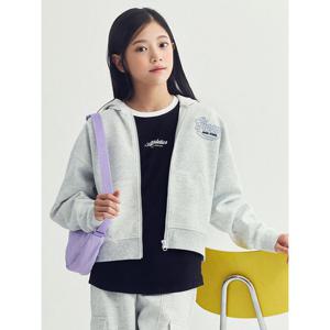 [탑텐키즈]MKF1TC2201 여아) 더블니트 크롭 후드집업