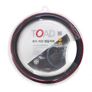 토드라인 레드 핸들커버 1P 차량용 자동차 핸들카바 자동차핸들 차핸들커버 차량핸들커버 핸드커버 차량핸들 핸들봉 자동차핸들커버 동계차량용품 보온차량용품