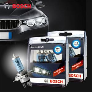 보쉬 스포텍 전구 H4 / 차량 전조등 라이트 조명 시야