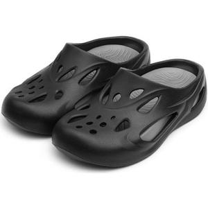 [월드컵]남성 무중력 아치 쿠션 클로그 슬라이드 블랙