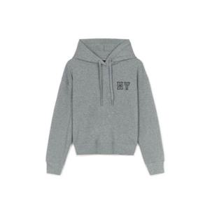 MLB후드티 GQC 3FHDB3144-50MGD 여성 쿠퍼스 스몰로고 크롭 후드티