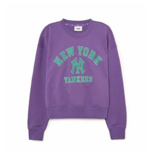 MLB 여성 바시티 크롭 맨투맨 상의 HH 3FMTV0234 50LDD